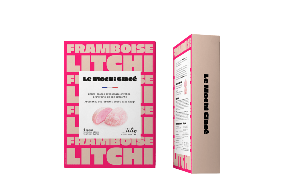 Les mochis glacés pour le nouvel an chinois : framboise litchi