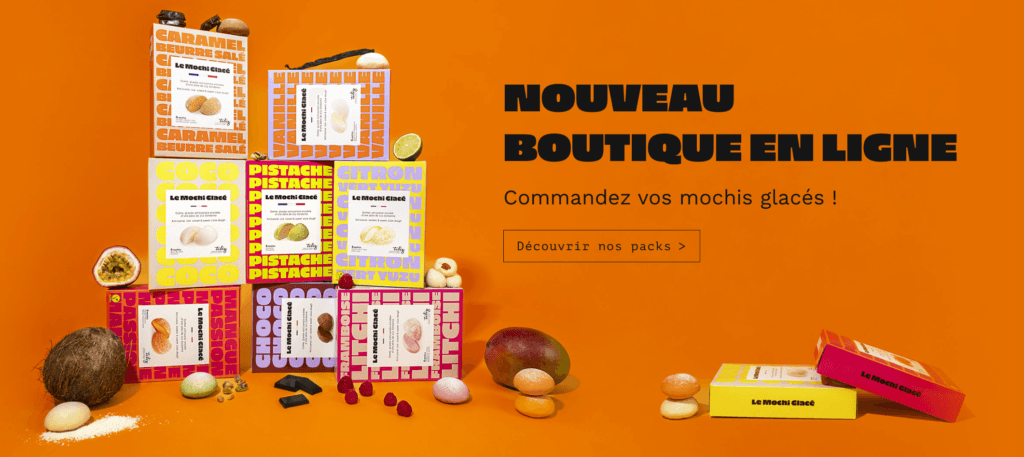 boutique en ligne pour livraison de desserts glacés