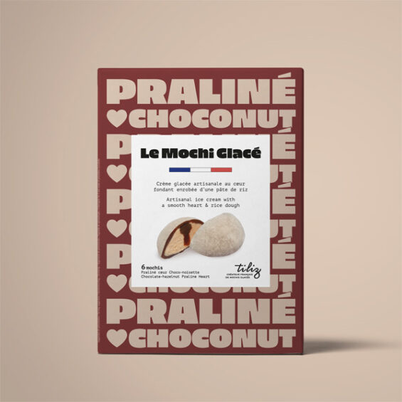 Le mochi glacé praliné coeur fondant choconut
