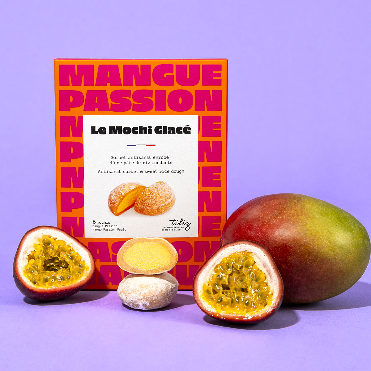 Le mochi glacé mangue passion
